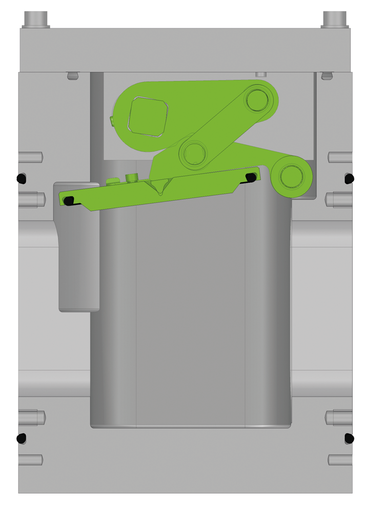 06.8 Large Transfer Valve / Insert / Door with FLAPVAT - Open