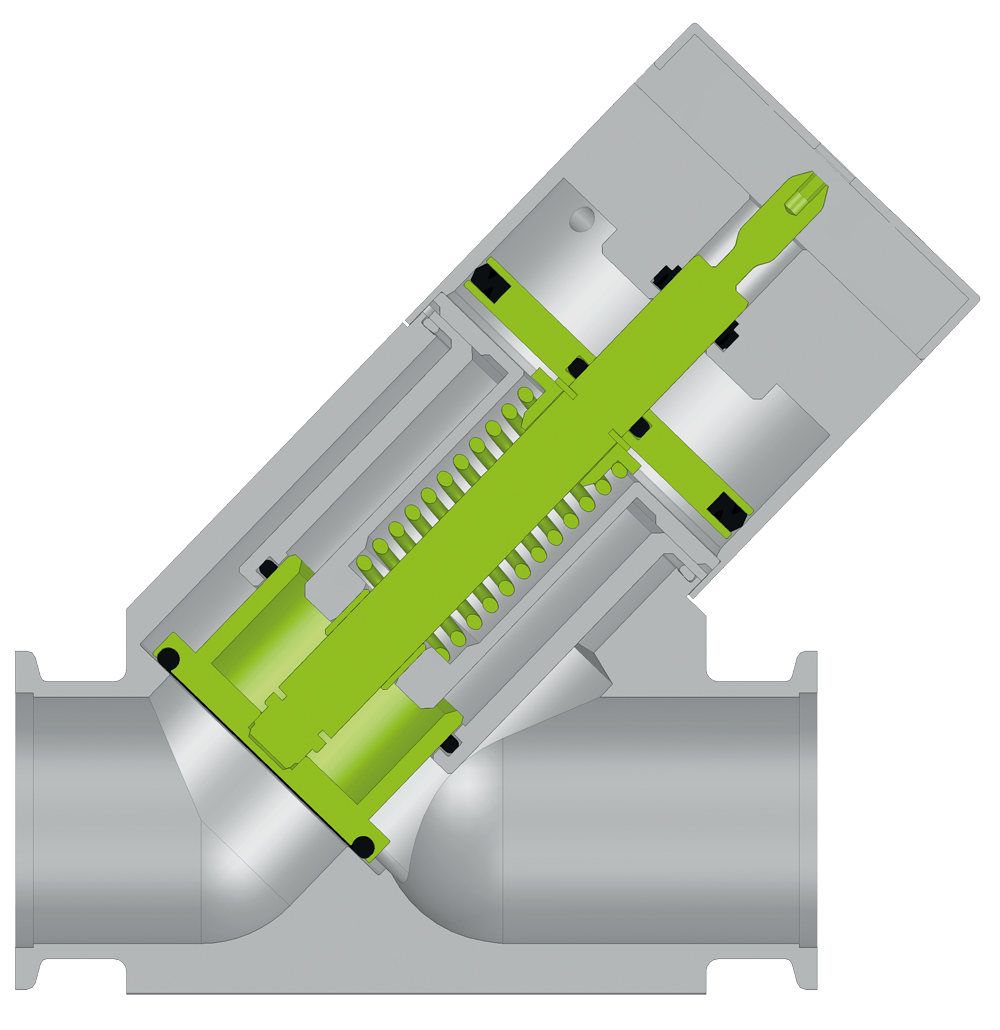 VAT 24.5 Inline Valve - Closed