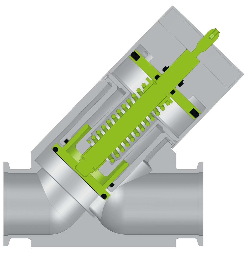 VAT 24.5 Inline Valve - Open