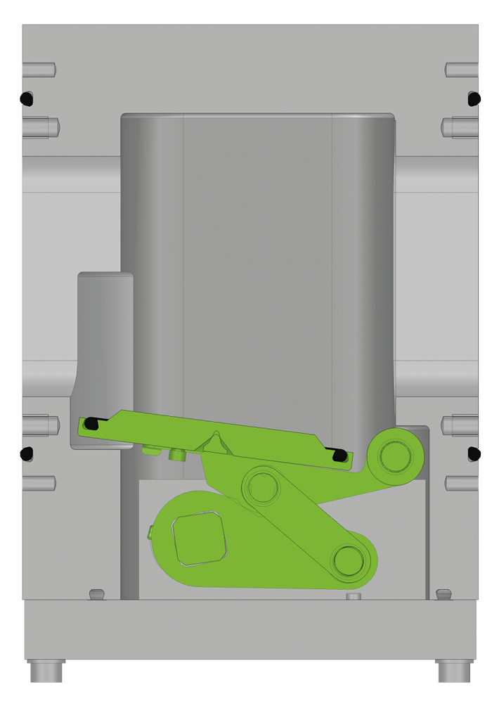 06.8 Large Transfer Valve / Insert / Door with FLAPVAT - Bottom installation