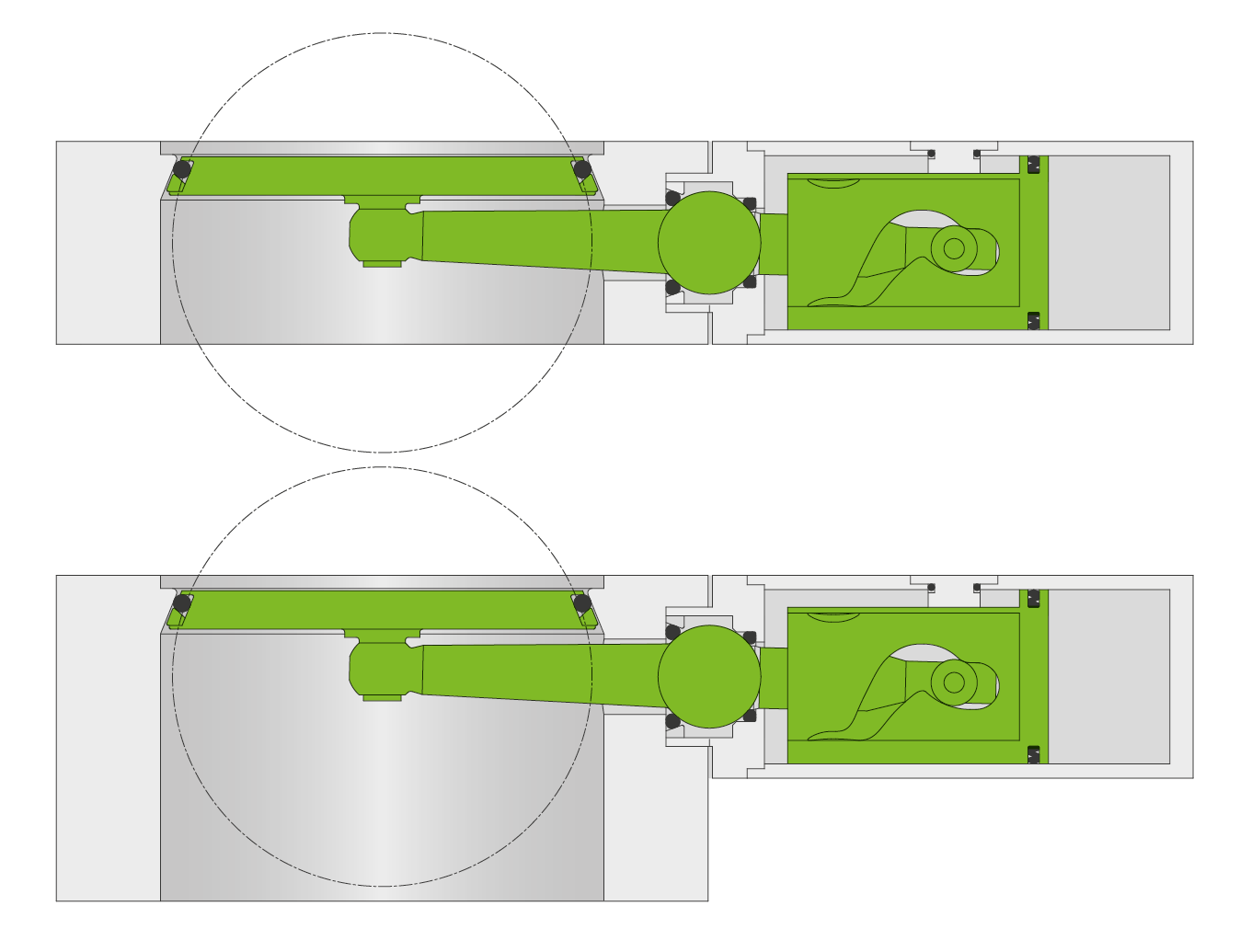 VAT 20.4 VATTERFLY Valve - Closed