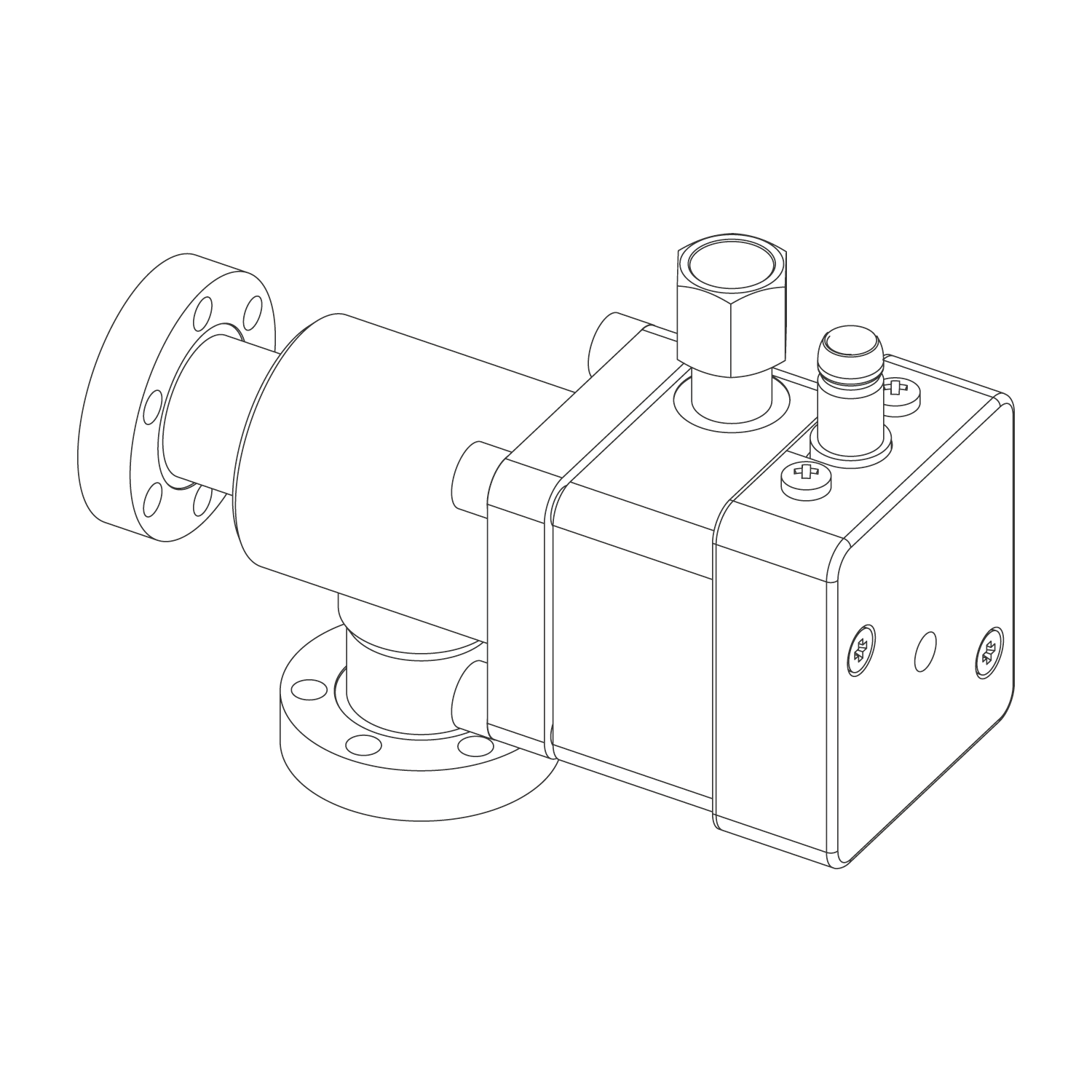 ITER Type 21 - 超高真空角阀